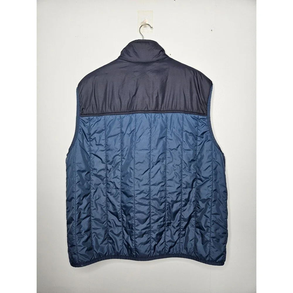 C.C. FILSON Blue Wing Captain Vest Ultralight Puffer Mens Size 3XL Blue Black